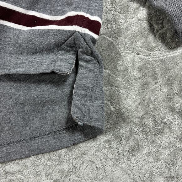 Vintage Y2K Abercrombie & Fitch Mens Polo Medium Muscle Fit Rugby Stripes Preppy - Picture 6 of 9
